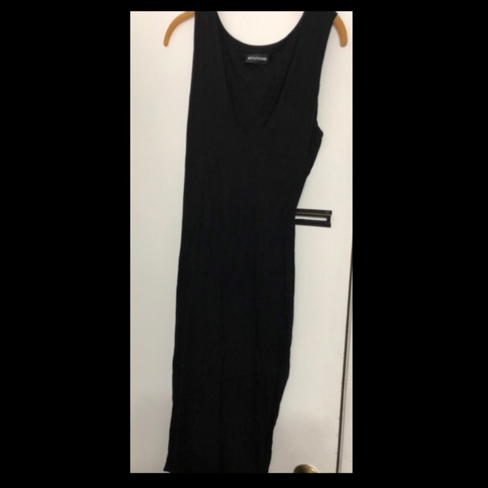 Black maxi dress